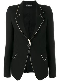 Blazer with Contrasting Piping Ann Demeulemeester