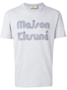 футболка с принтом логотипа   Maison Kitsuné