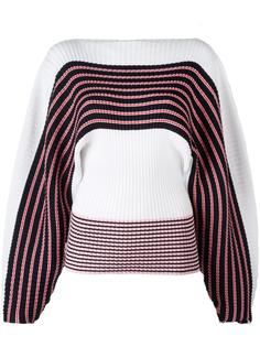 полосатый джемпер свободного кроя MSGM