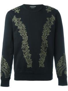 embroidered sweatshirt Alexander McQueen