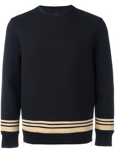 striped hem sweatshirt Neil Barrett