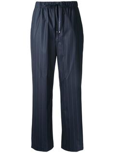 drawstring waistband pinstripe trousers Astraet