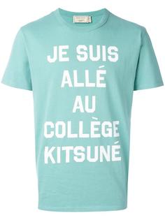 футболка College  Maison Kitsuné