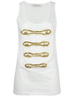 button applique top Pierre Balmain