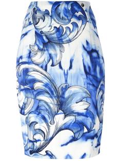 printed pencil skirt  Versace Collection