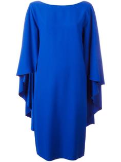 ruffled back shift dress Alberta Ferretti