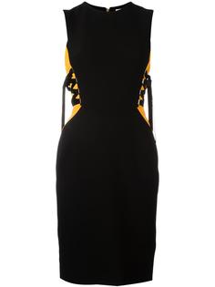lace-up detail dress Versace Collection