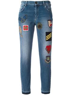 patched cropped jeans Mr &amp; Mrs Italy