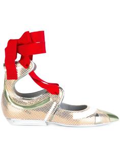 embellished ballerinas  Pollini