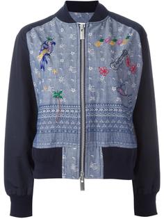 aloha chambray bomber jacket Sacai
