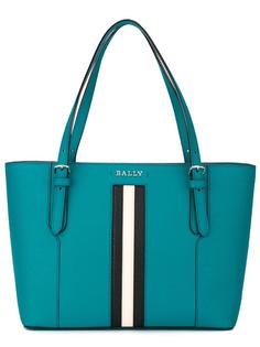 stripe detail tote Bally