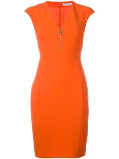 v-neck fitted dress Versace Collection