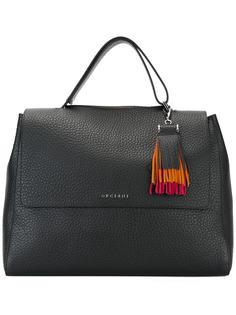 fringed detail tote Orciani