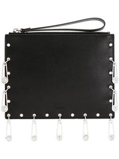 pins embellished clutch Versus