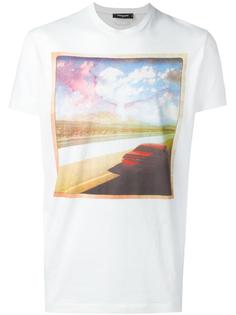 highway photo T-shirt Dsquared2