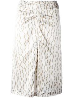 chevron front slit skirt Isabel Marant