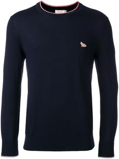 tipped neckline jumper Maison Kitsuné