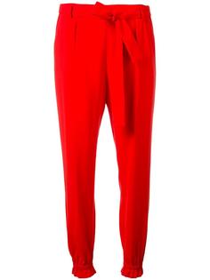 брюки с завязками на поясе MSGM
