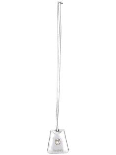 metallic logo tag  Versus