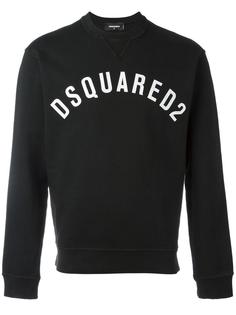 vintage effect logo sweatshirt Dsquared2