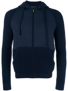 panelled zipped hoodie Z Zegna