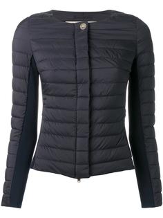 collarless zipped padded jacket Herno