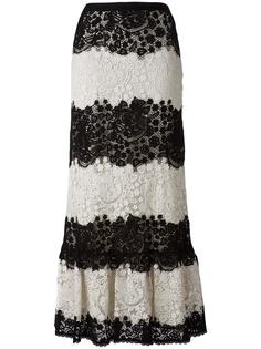 кружевная юбка А-образного кроя Red Valentino