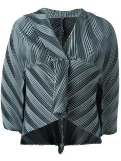 three-quarters sleeve pleated jacket Issey Miyake
