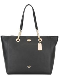 Turnlock chain tote Coach