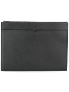 top zip flat clutch Valextra