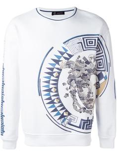 Greca Medusa side print sweatshirt Versace