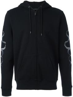толстовка с капюшоном и вышитыми змеями Marcelo Burlon County Of Milan