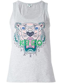 топ с принтом головы льва Kenzo
