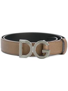 ремень с пряжкой-логотипом Dolce &amp; Gabbana