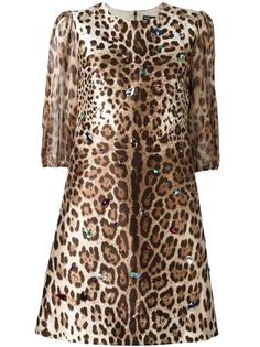 leopard print dress Dolce &amp; Gabbana
