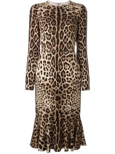 leopard print dress Dolce &amp; Gabbana