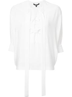 блузка со шнуровкой Derek Lam