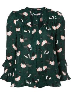 блузка с цветочным рисунком Derek Lam 10 Crosby