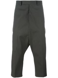 drop-crotch cropped trousers Rick Owens