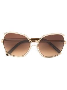 солнцезащитные очки в объемной оправе Chloé
