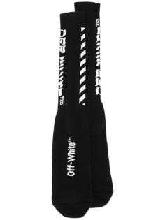 носки с принтом-логотипом Off-White