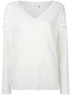 джемпер с гипюровыми вставками Chloé