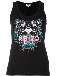 топ с принтом головы льва Kenzo