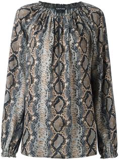 блузка со змеиным узором на молнии Tom Ford