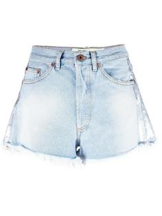 джинсовые шорты с линялым эффектом Off-White