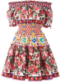 Mambo print peasant dress Dolce & Gabbana