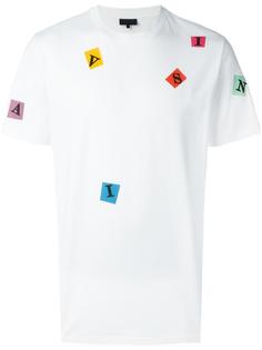 футболка с принтом букв Lanvin
