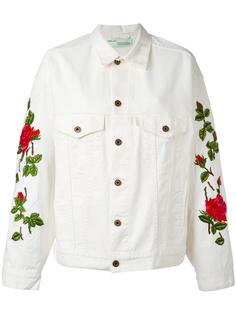 rose embroidered jacket Off-White