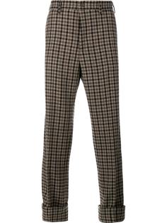 брюки в клетку  Gucci
