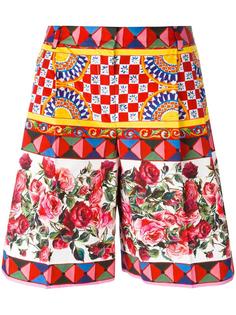 шорты с узором Mambo  Dolce &amp; Gabbana